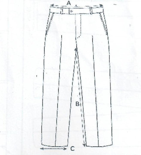 Панталон от рипсено кадифе тъмно син