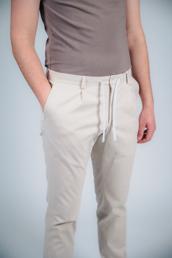Памучен панталон с връзки Bresso