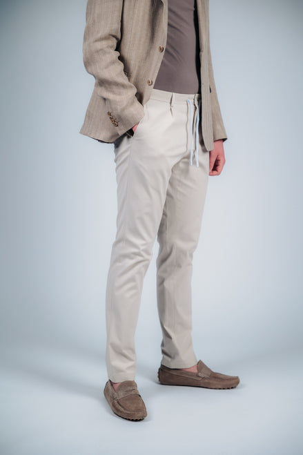 Памучен панталон с връзки Bresso